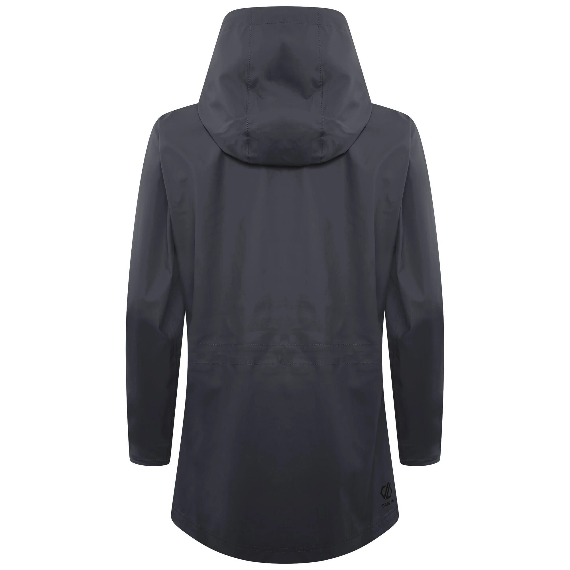 Dare2B Dare 2b Women's Lambent Waterproof Hooded Mac Jacket RRP £70 DWW505 Grey - Image 3