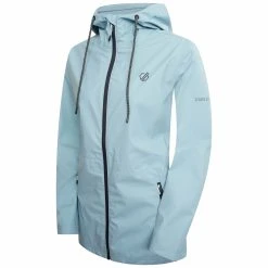 Dare2B Dare 2b Women's Lambent Waterproof Hooded Mac Jacket RRP £70 DWW505 Cameo Green