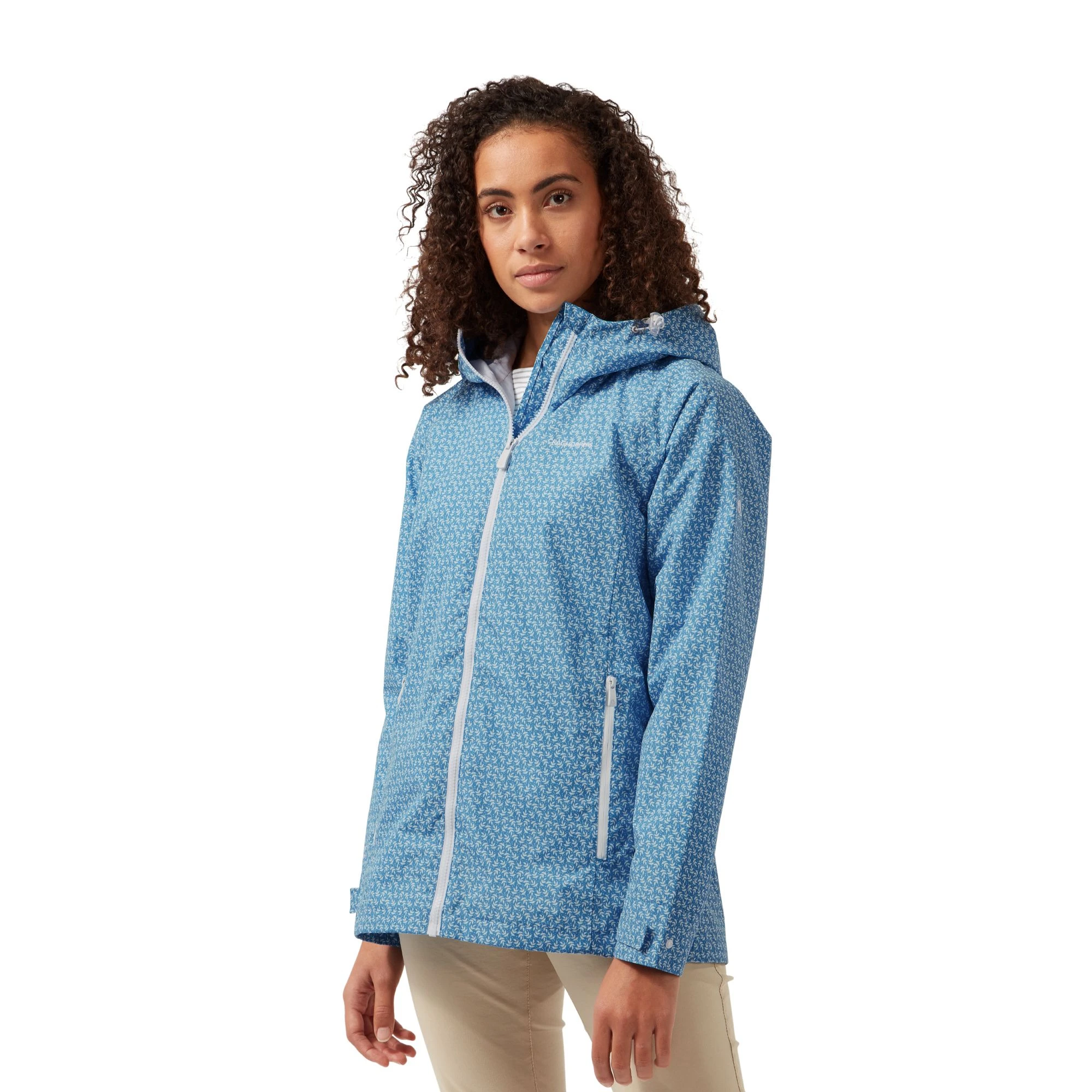Craghoppers Women's Laurel Waterproof Hooded Lightweight Jacket Blue RRP £120 - Image 2