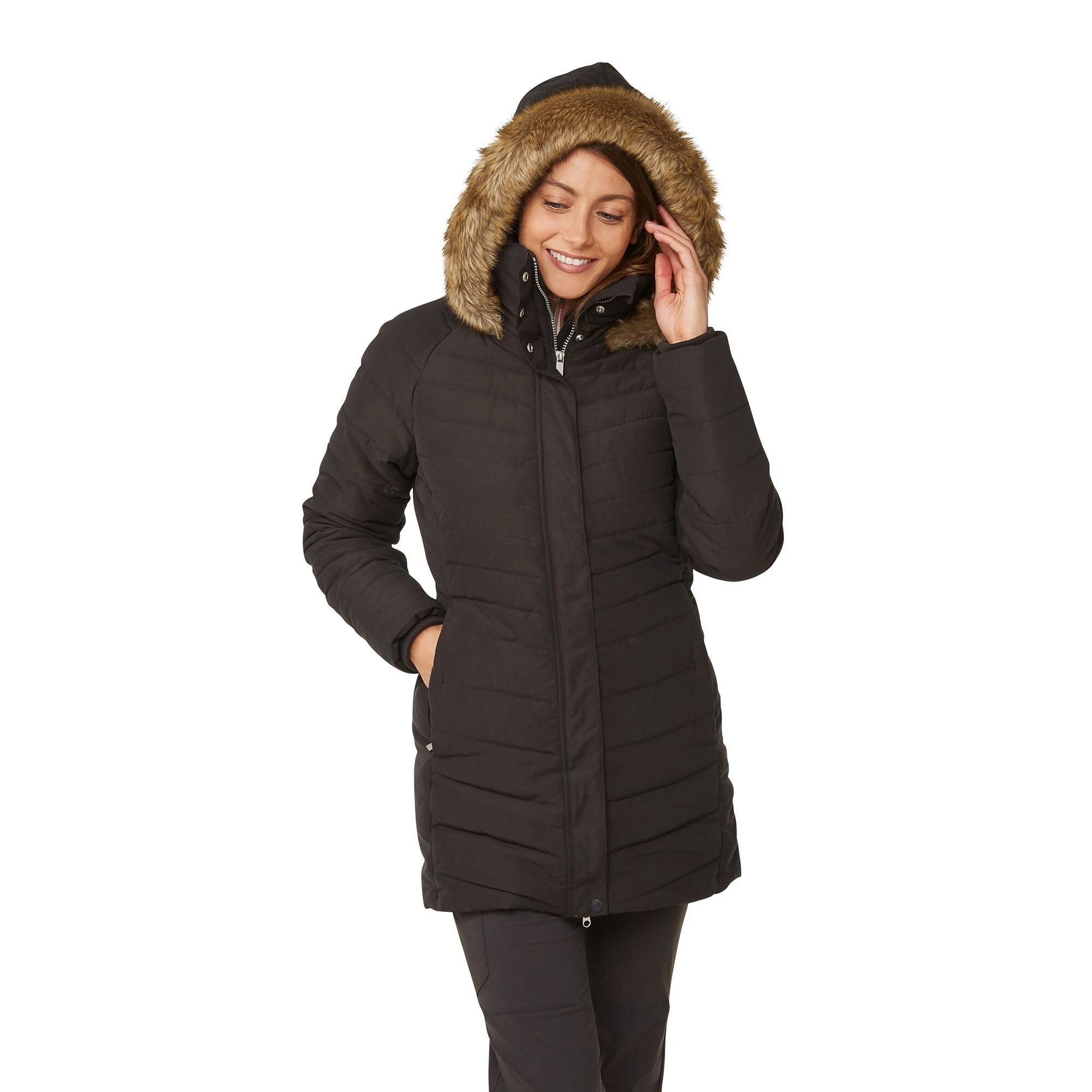 Craghoppers Women's Liesl Winter Parka Charcoal CWN244 RRP £120 - Image 2