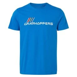 Craghoppers Men's Lugo T-Shirt Soft Falls Blue Brand Carrier