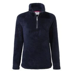 Craghoppers Women's Marla Cosy Sherpa Half-Zip Fleece Navy CMA271