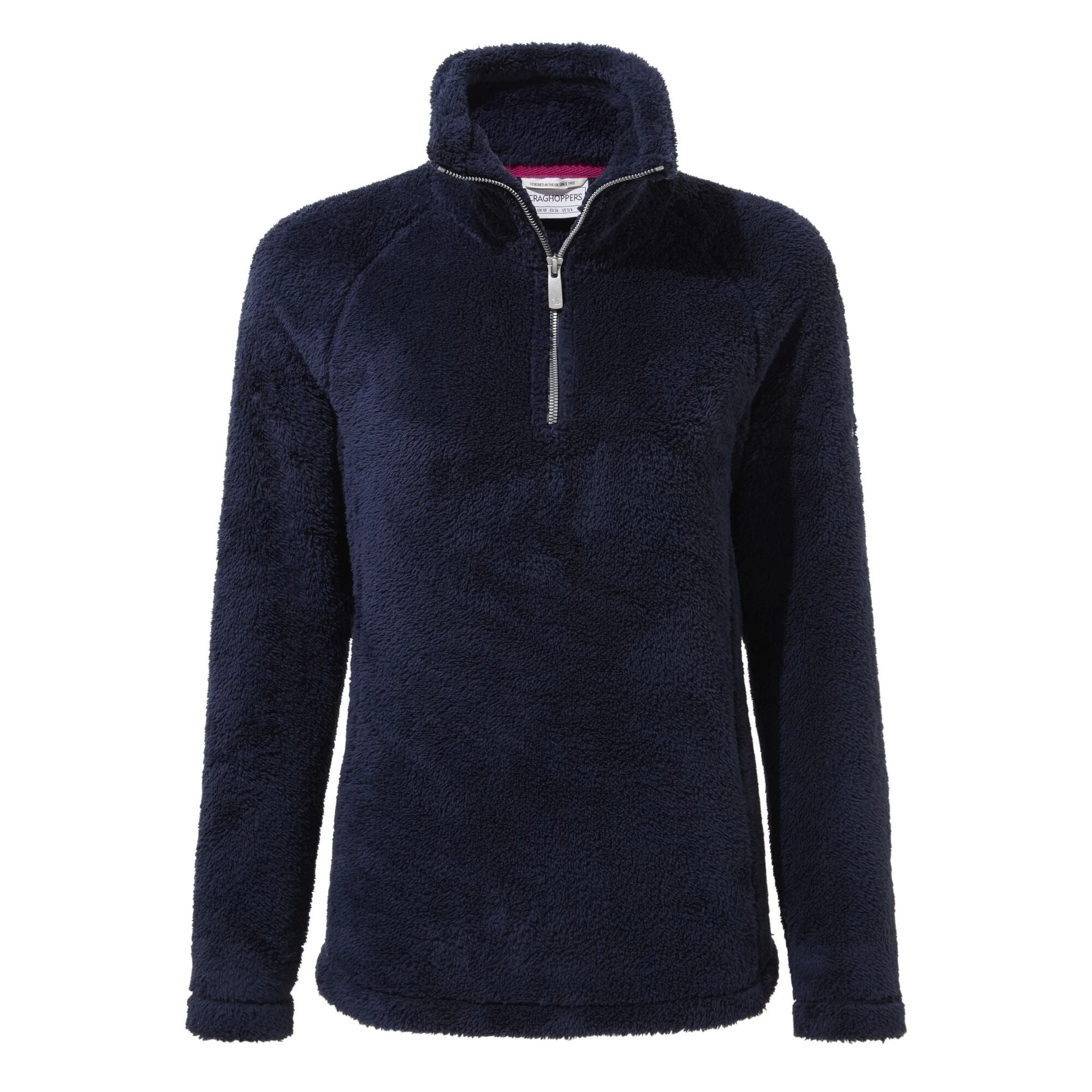 Craghoppers Women's Marla Cosy Sherpa Half-Zip Fleece Navy CMA271