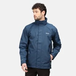 Regatta Men's Matt Waterproof Jacket Moonlight Denim/Navy