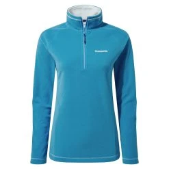 Craghoppers Women's Miska Half-Zip Fleece Mediterranean Blue CWA 265 RRP £35