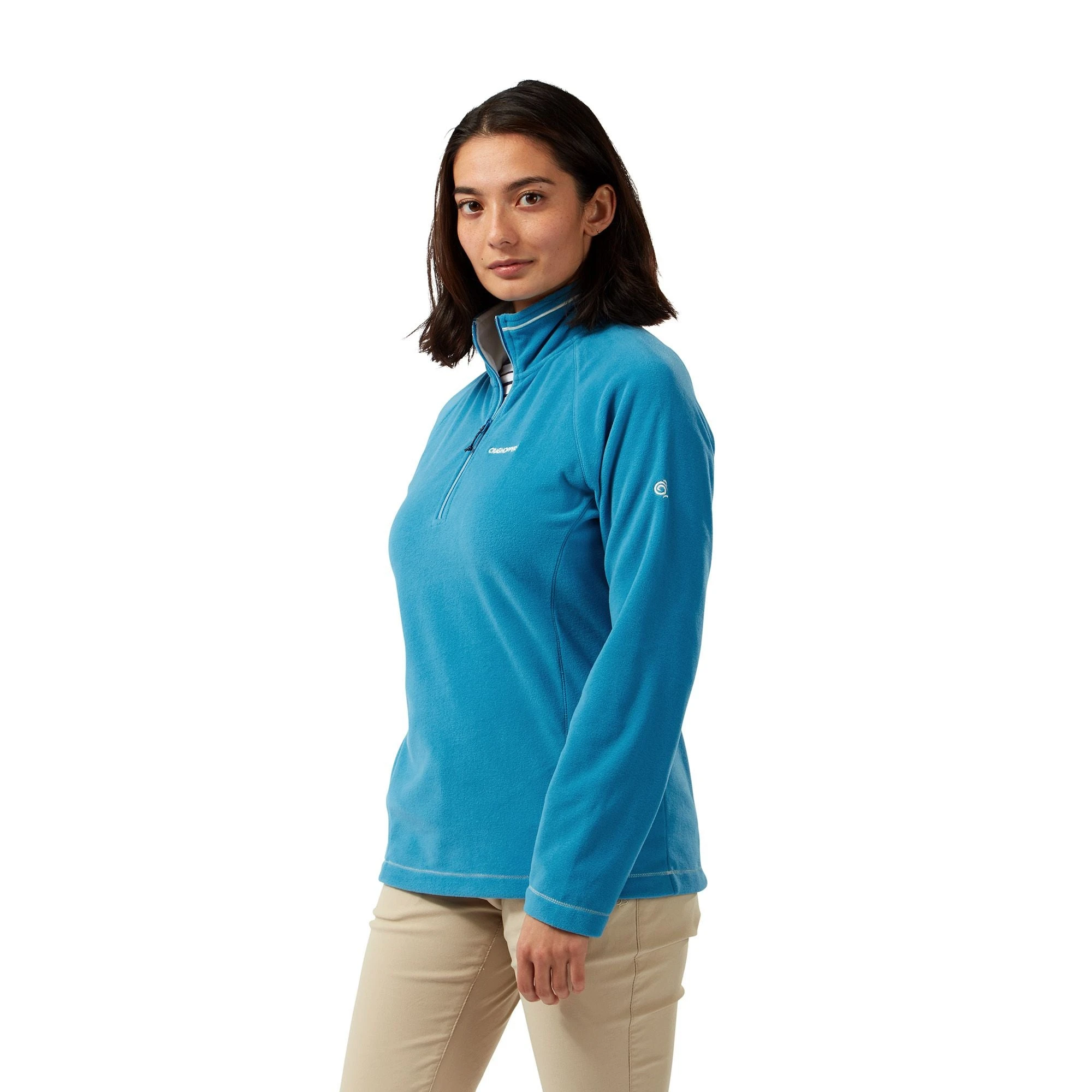 Craghoppers Women's Miska Half-Zip Fleece Mediterranean Blue CWA 265 RRP £35 - Image 2