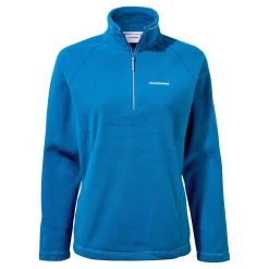 Craghoppers Women's Miska VI CWA265 Half-Zip Fleece Yale Blue RRP £40