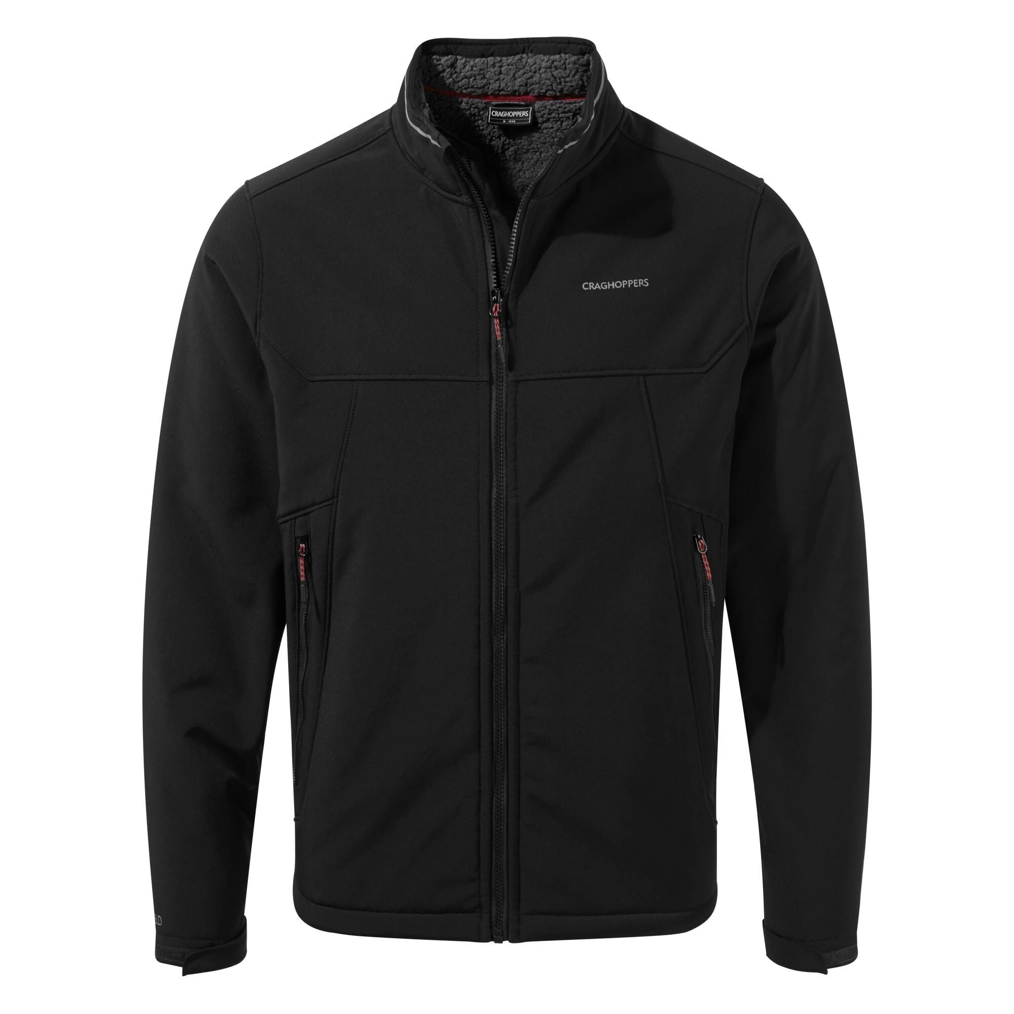Craghoppers Men's Nerva Weatherproof Fleece Lined Softshell Black - Image 3