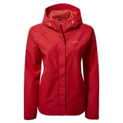 Craghoppers Women's Orion Waterproof Shell Jacket Red CWW1162