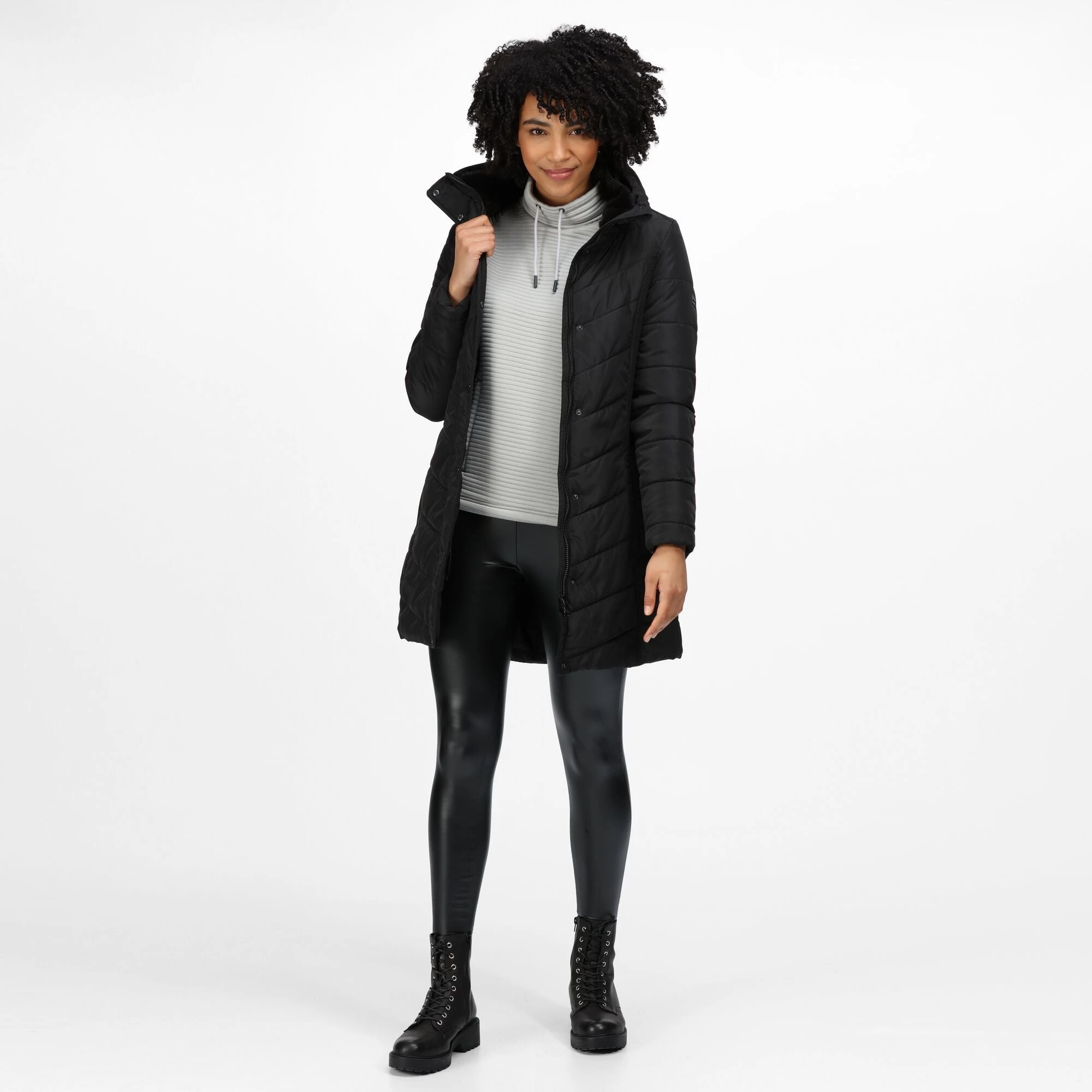 Regatta Women's Parthenia Insulated Parka Black - Image 2