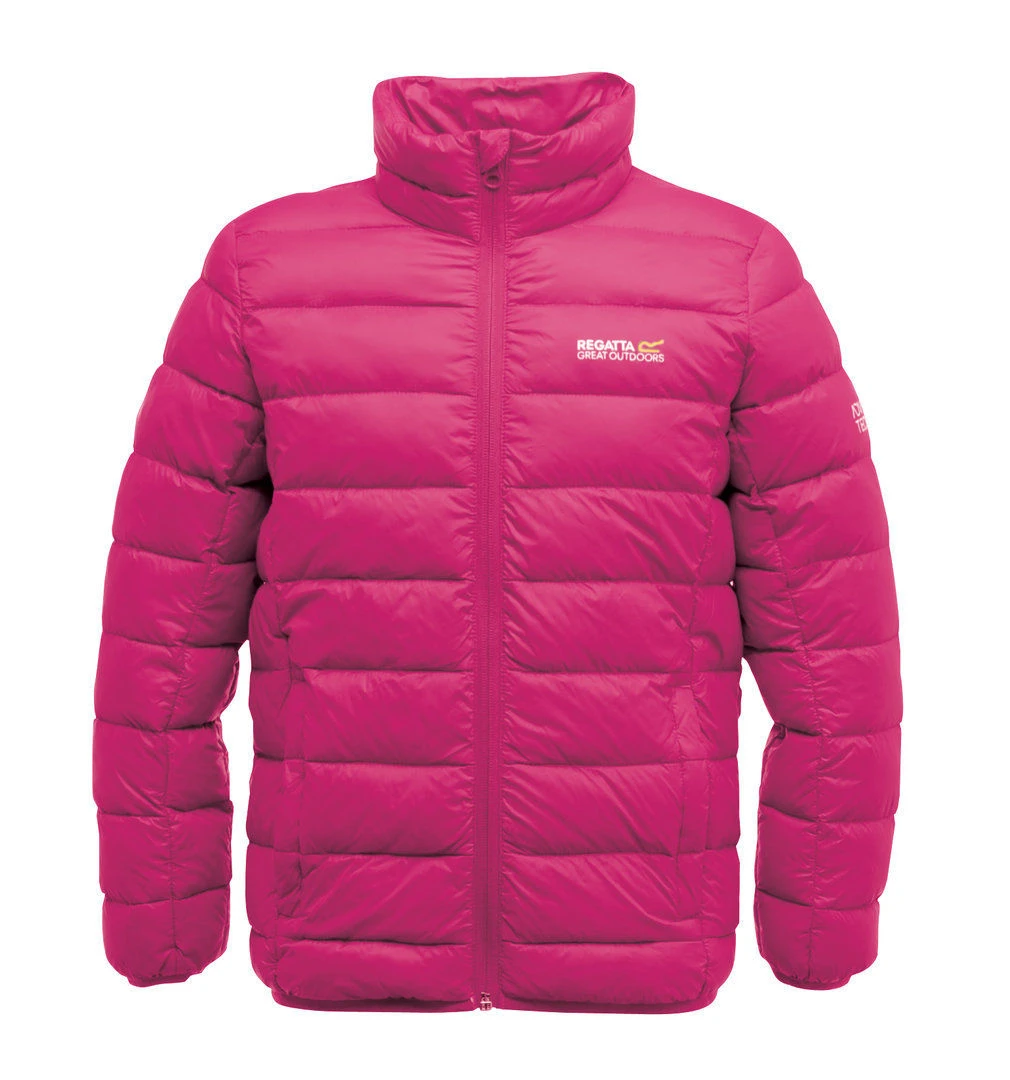 Regatta Girl's Iceway Down Fill Jacket Jem Pink RKN025