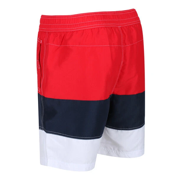 Regatta Men's Bractmor VI Swim Shorts True Red/Navy/White - Image 4