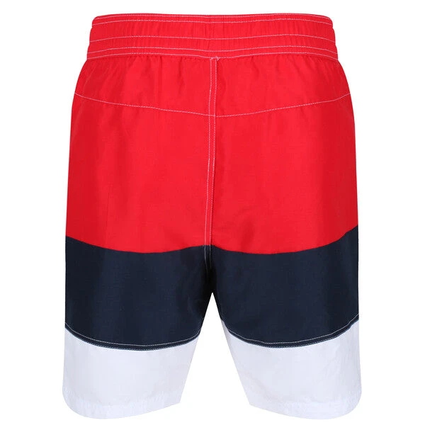Regatta Men's Bractmor VI Swim Shorts True Red/Navy/White - Image 3