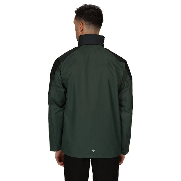 Regatta Men's Calderdale IV Waterproof Jacket Deep Forest, Black - Image 5