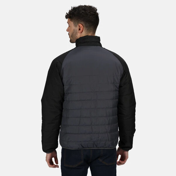 Regatta Men's Glacial Hybrid Jacket Seal Grey/Black TRA453 - Image 2