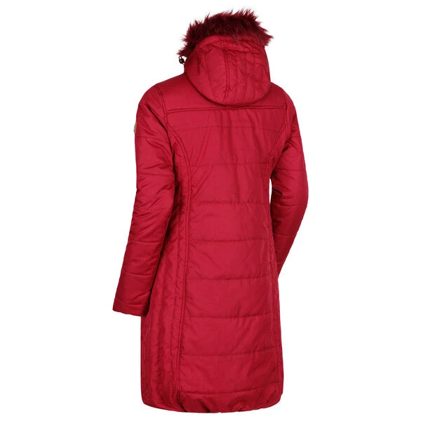 Regatta Women's Fermina II Long Baffle Jacket - Delhi Red - Image 3
