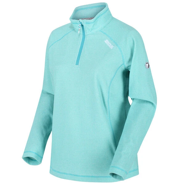 Regatta Women's Montes Lightweight Half Zip Fleece Turquoise - Image 2