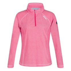 Regatta Women's Montes Lightweight Half Zip Fleece Rethink Pink