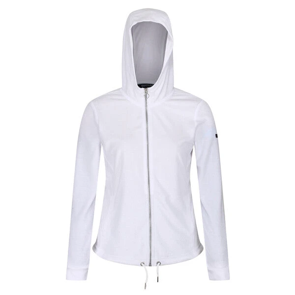 Regatta Women's Ranielle Full Zip Hooded Fleece White - Image 2