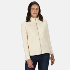 Regatta Women's Sadiya Full Zip Quilted Fleece Light Vanilla