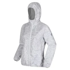 Regatta Women's Serenton Waterproof Jacket | White Foil Animal