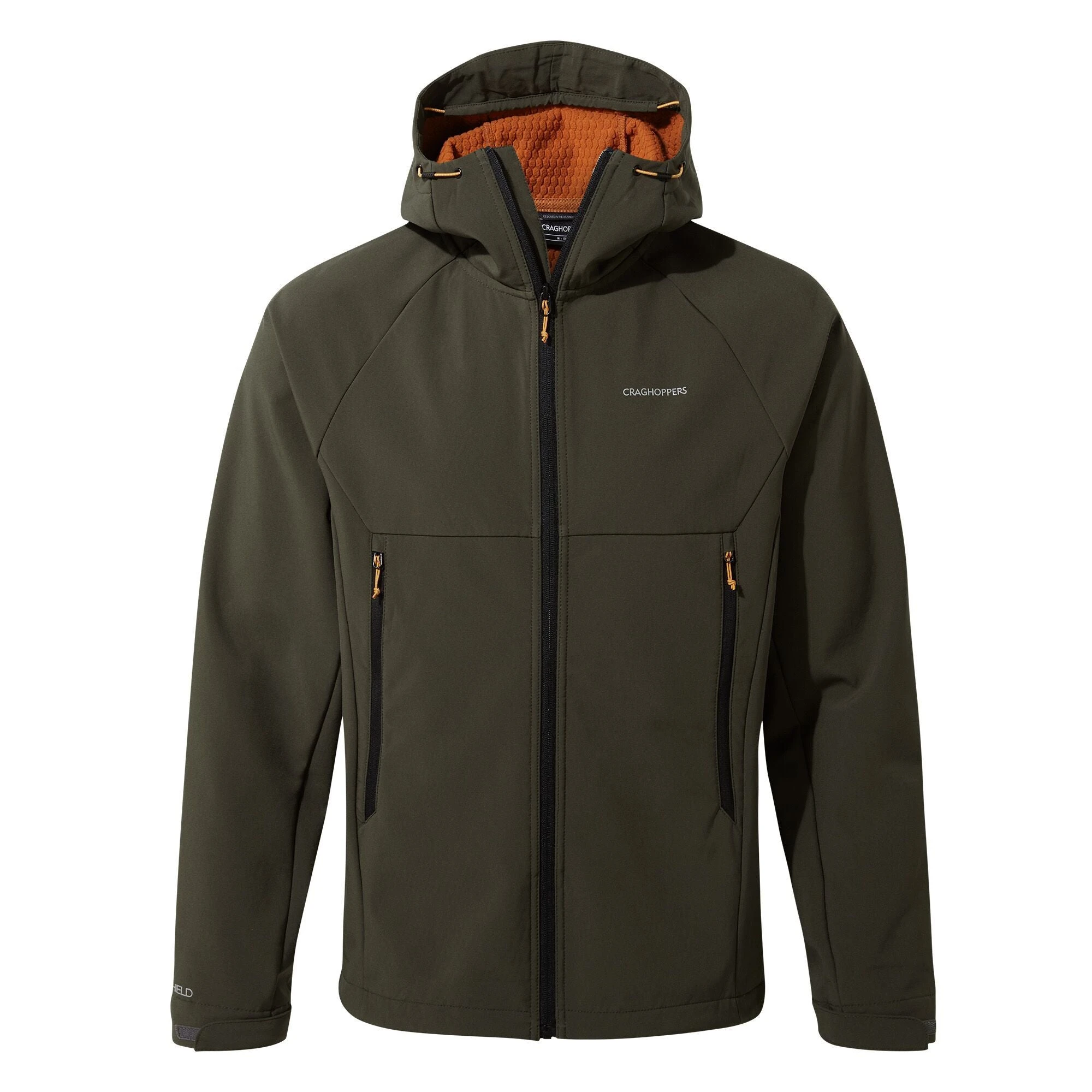 Craghoppers Men's Trent Softshell Jacket Woodland Green CML073 RRP £80